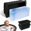 1/3/5PCS Silicone Ice Cube Mold Large Ice Tray Fast Freezing Reusable Ice Bucket Block Maker Oversized