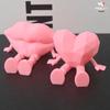 Valentine's Day 3D Printed Mini Lip Doll Ornament Gift