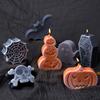 Halloween Ornaments Candle Silicone Mold DIY Ghost Bat Crafts Making Aromath Soap Plaster Resin Casting Molds Home Party Decor