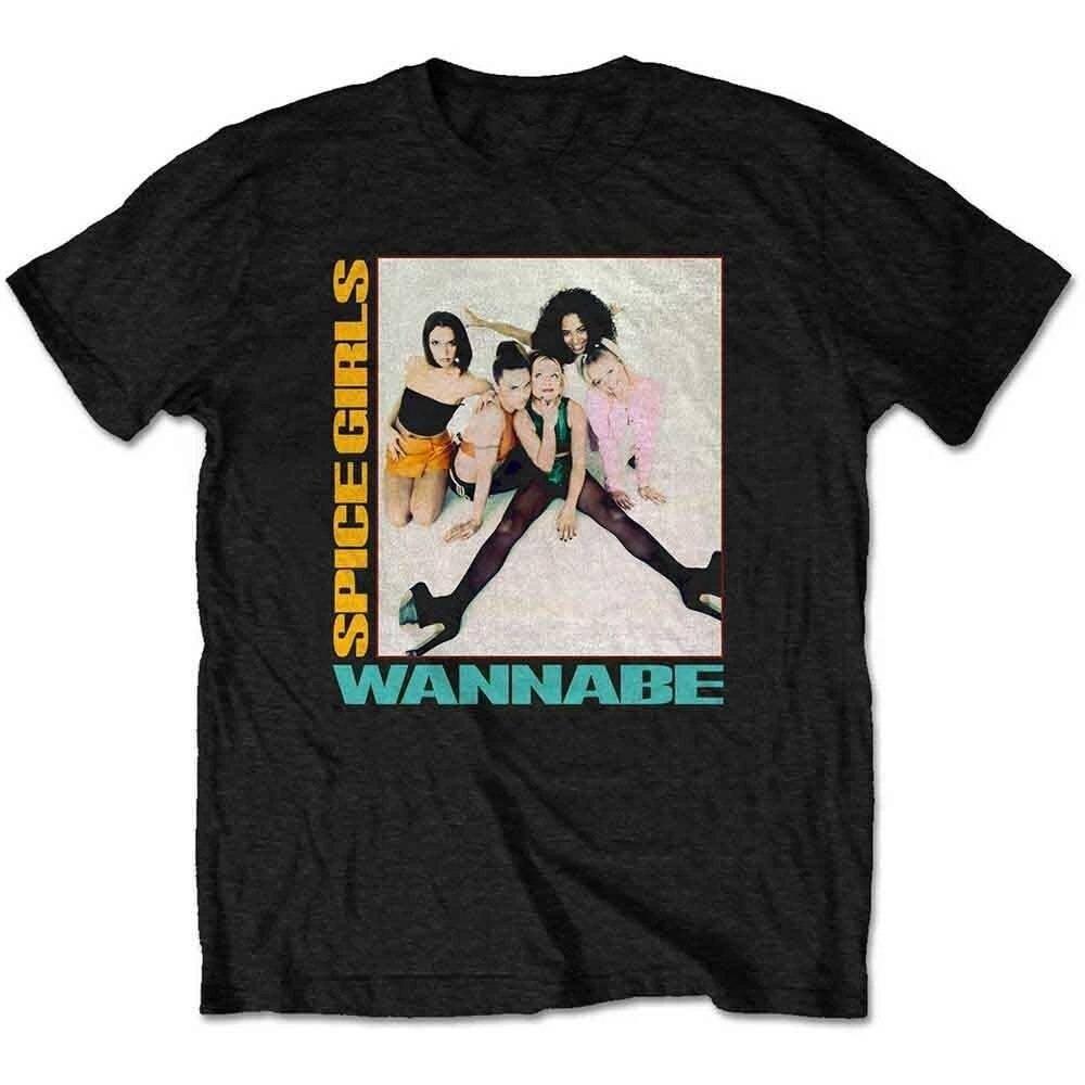 Сила Девочек Spice Girls , Винтажная Графическая Футболка 90-х Поп-Музыка Ретро Группа Унисекс Футболка XXXL
