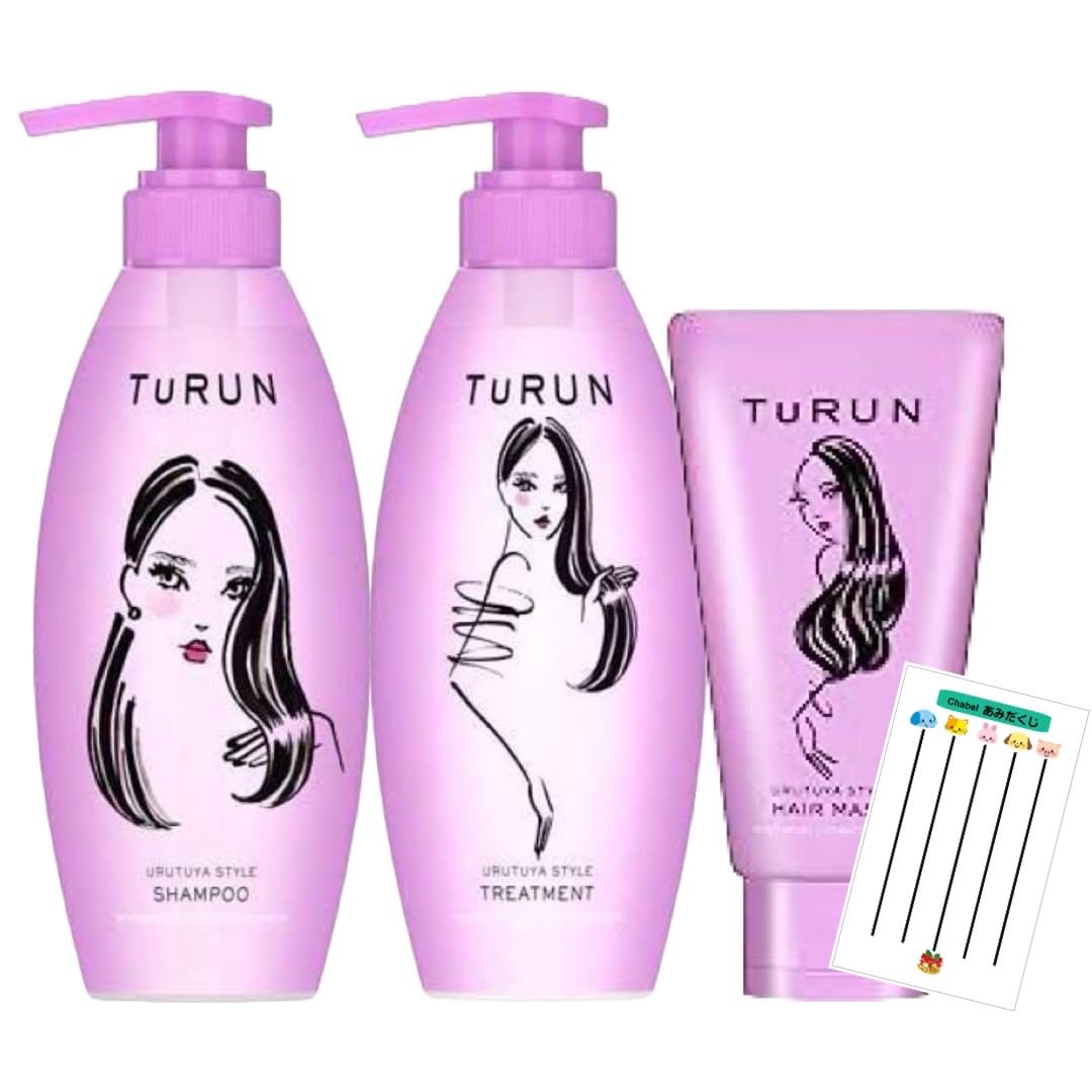 

Turun Urutsuya Style Shampoo Conditioner 440g Pump Pair Hair Mask 150g Chabel Lottery Ticket (Turun) + + +
