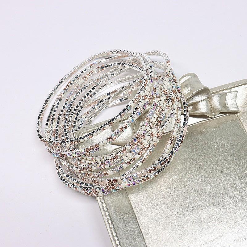 3 шт./лот блестящий браслет эластичный браслет женский браслет браслеты ювелирные изделия подарки