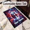 Crystal Velvet Rug Bologna FC Print Custom Name Text Floor Mat Home Decor