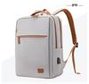 Versatile Large Capacity Color Block Business Travel Backpack