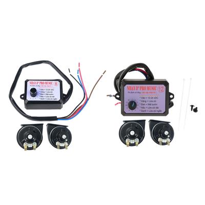 Generic 12V Car Electric Horn Controller Set Professional Repair Parts Control Unit for Ship Marine Motorcycles Van Boat