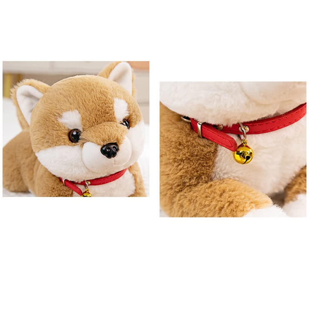 Acest Shiba Inu de 45cm este o pernă de pluș pufoasă, realistă, moale, care decorează camera copiilor.. Este un cadou elegant pentru ceremoniile de intrare la grădiniță,