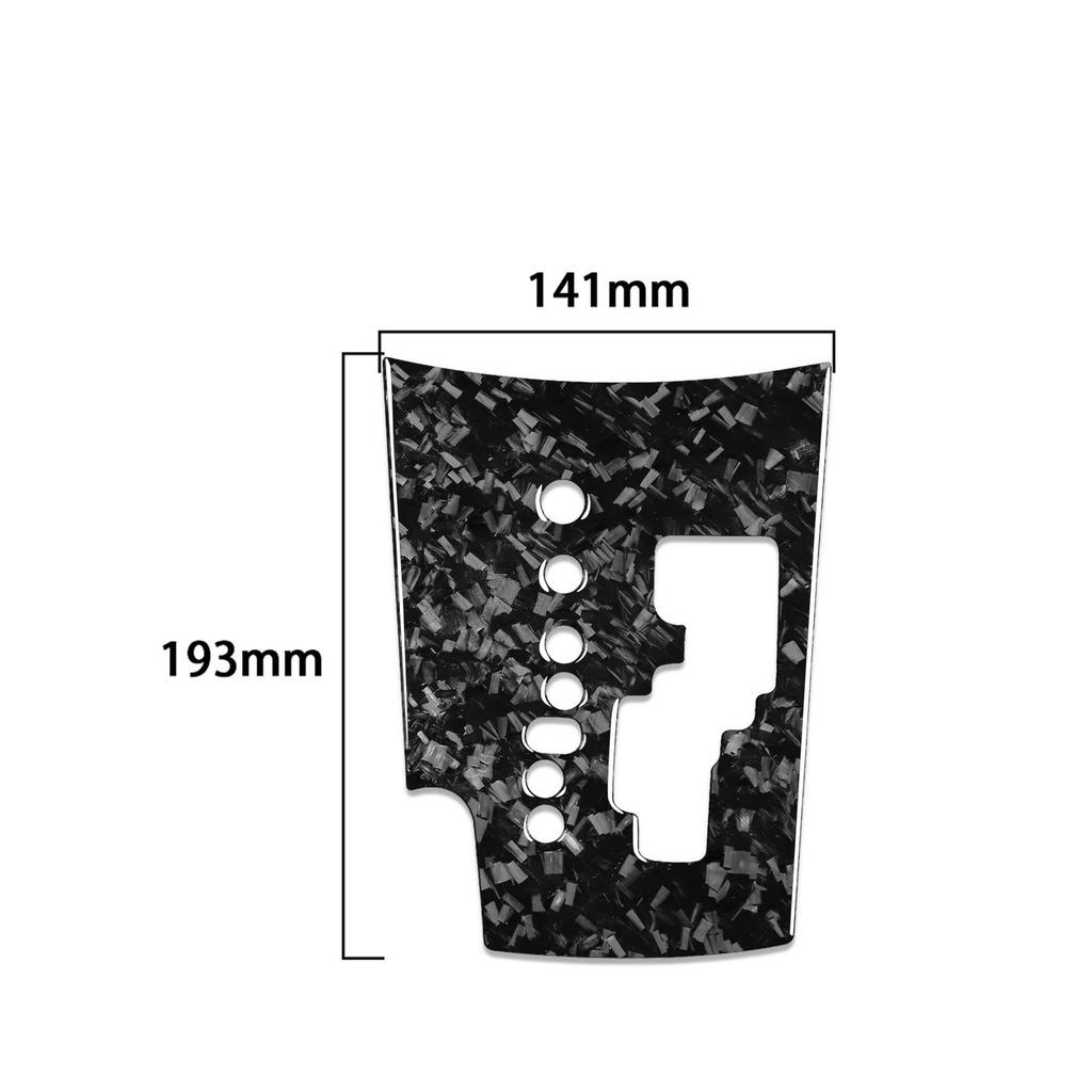 Carbon Fiber Gear Shift Knob Lever Panel Trim for Toyota RAV4 2006-2013