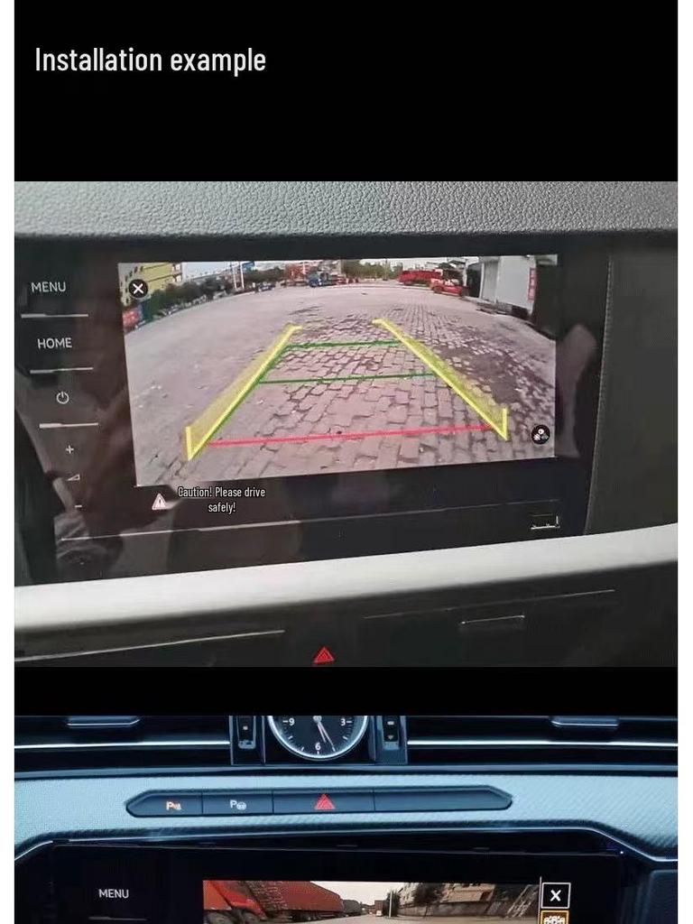 Підходить для камер заднього виду Volkswagen Golf Sportsvan, Magotan B8 та Lamando з оригінальним покриттям, що перекидається, для траєкторії.