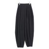 ENFOLD 24AW 300HA731-0430 Black Polyester UNBALANCE PANTS Bottoms 36 blackUsed