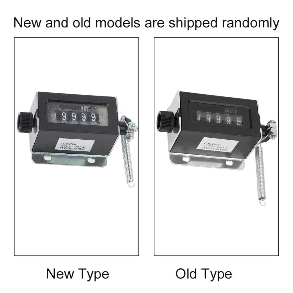 5 Digit Pull Counter D67-F 5 Digit Mechanical Resettable Manual Hand Pull Stroke Tally Counter Count Accurately