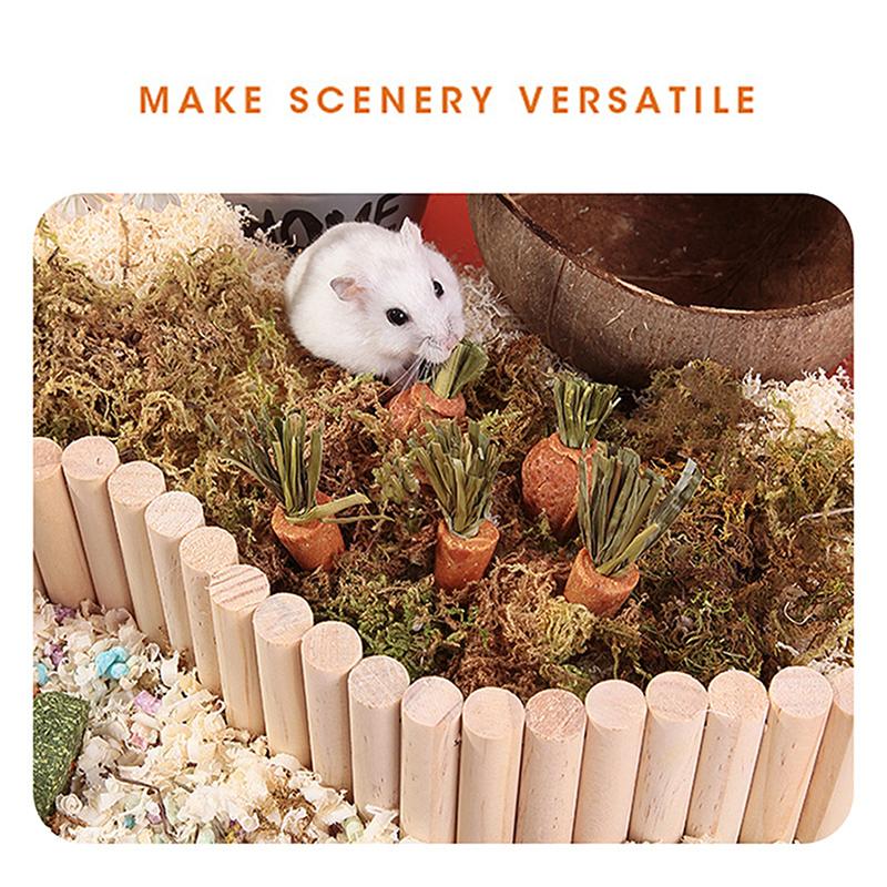 Küçük Evcil Hayvan Diş Kaşıma Malzemeleri Hamster Ödülleri Tavşan Çiğneme Oyuncakları Küçük Hayvan Çiğneme Havuçları Tamamen Doğal Besleyici Diş Kaşıma Oyuncakları Tavşan/Hamster/Kobay Fareleri İçin