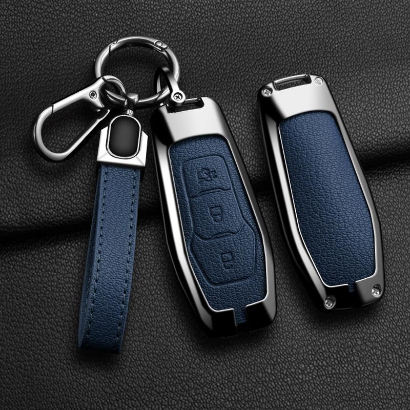 Car Key Case Suitable For Ford Mondeo Mk3 Mk4 Mk5 Kuga F150 Ranger Explorer Focus Smax Cmax Mustang Car Key Protection Case