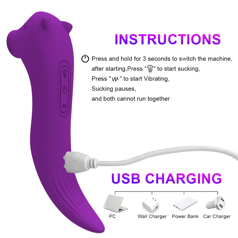 Clitoral Sucker Vibrator Vagina Massage Wand Vacuum Sucking Sexy Adult Toys Suck Vibrator G Spot Vibrating Female Masturbators