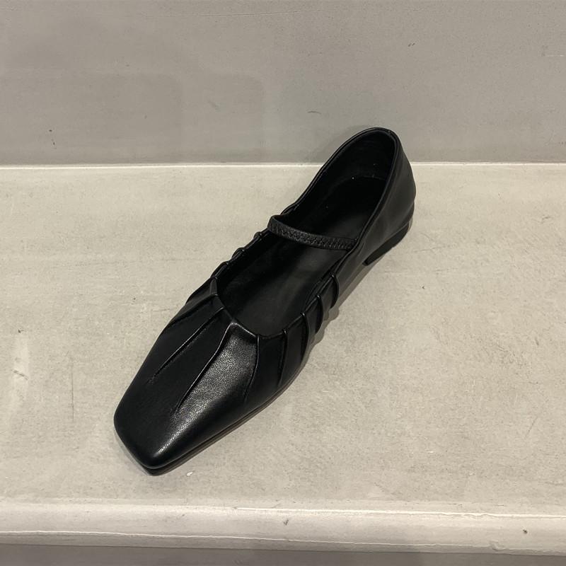 Fashion Bailamos 2025 Brand New Spring Flats Fashion Bow-knot Casual Loafers Pointed Toe Shallow Slip On Ladies Elegant Ballerina Shoes