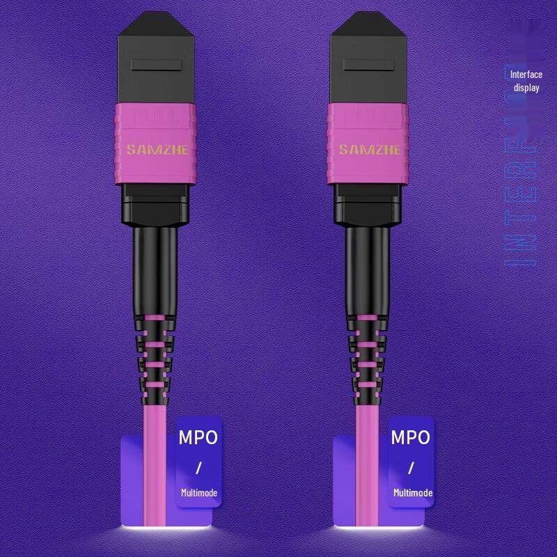 SAMZHE OM4 Multimode Fiber Optic Patch Cable