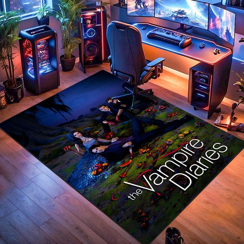 Vampire Diaries: Rainy Night Gathering carpet Suitable for all seasons Home Decor Room Christmas gifts Dormitory decoration
