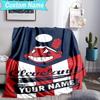Custom Name Blanket Indians football Blanket Bedding Blanket for Travel, Camping, Living Rooms, Offices, Sofas, Fan Christmas gift