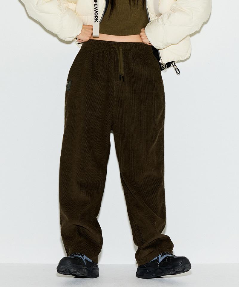 LIFEWORK Women'S) Lw3 Corduroy Oversized Pants