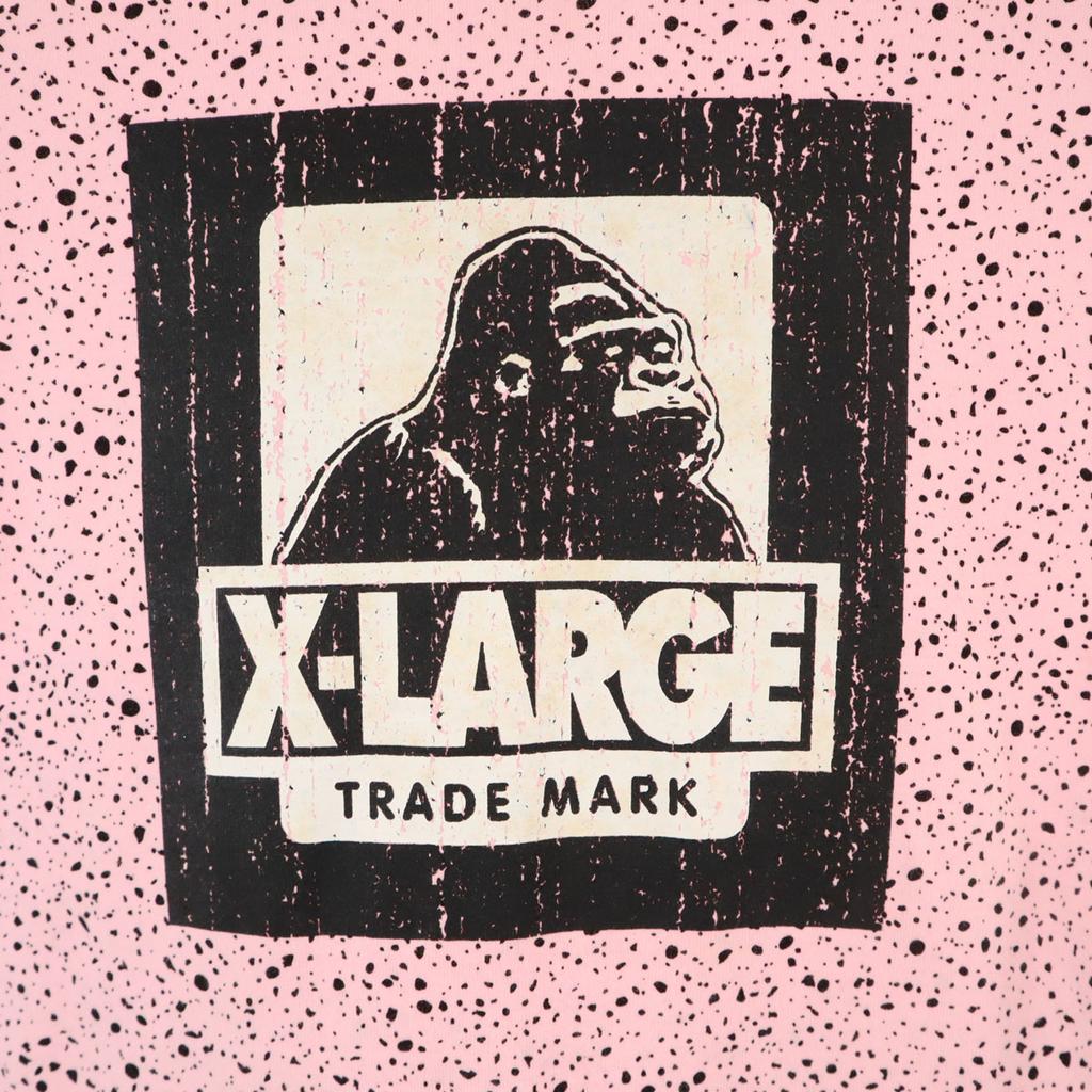 XLARGE Overall handle Short sleeve T-shirt L pink Men's Used