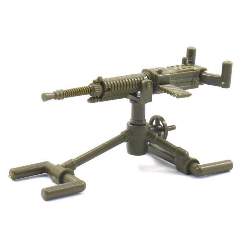 Military Soldier Figures Weapon Building Blocks Accessory Machine Guns Gatling Moxin Nagan Rocket Launcher Shield Toys Gift D124