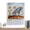 2026 Strange Medieval Cat Wall Calendar, New Year Wall Calendar, Funny Daily Schedule Monthly Planner Funny Cats Wall Calendar