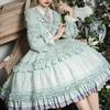 Robe Lolita Manches Longues Grande Taille Originale Douce Princesse Élégante Vintage Robe de Tea Party Cla Mori Filles Femmes Lo Robes
