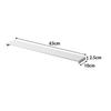Yamazaki Exhaust Vent Cover, Flat Type, W60, White, W63 X D10 X H2.5cm, Thin, Oil Splash Guard, Easy To Clean, 2903