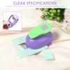 Square Postage Stamp Puncher Portable Stamp Hole Punch Tool Precise Crafting Paper Punch for Scrapbooking Message Card Bookmark