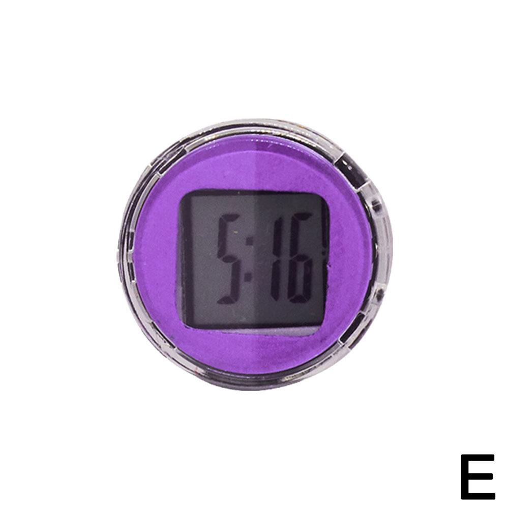 

1 шт. мини водонепроницаемый мотоцикл велосипед липкий цифровой дисплей часы украшения мотоцикла авто аксессуары для салона автомобиля