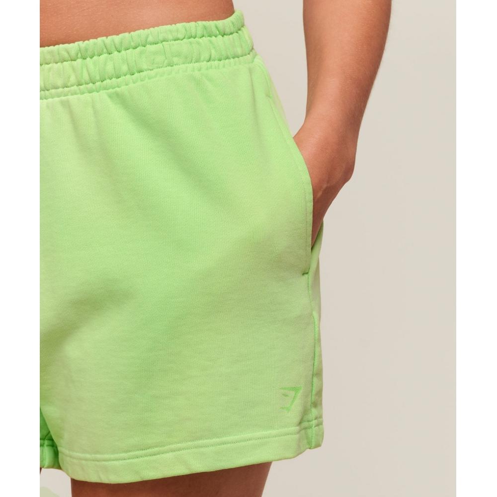 Gymshark Summer Tie Dye Graphic Shorts Energy Gelato Green Wash B3b7v Ec44