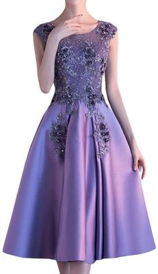 JINZUOMA Evening Party Short Long Formal Embroidered Floral Elegant Formal Perfect for and Graduations Women's Dress, Dress, Dress, Dress, Dress,