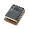 Calf Pattern Leather Case for Samsung Galaxy Z Flip 7 FE 6 5 4  5G Flip6 Cards Slot Wallet Flip4 Stand Skin Ultra Thin Cover