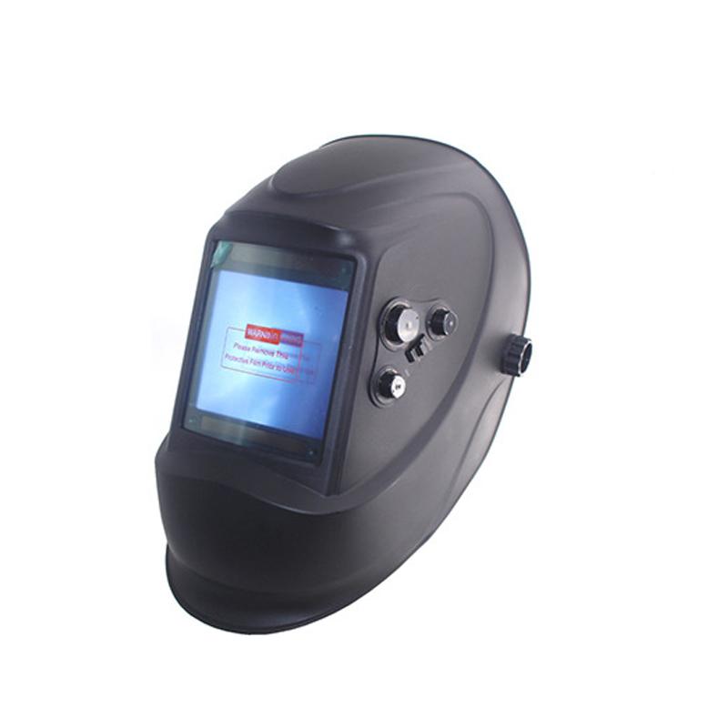 

Большое окно 4 датчика внешняя регулировка 5-13 солнечная автоматическая затемняющаяся сварочная крышка Большой экран маска шлем чёрный