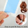 240Pcs Tape for Hair Extensions, 1.58 X 0.32 Inch Human Replacement Tape for Hair Extensions, Double Sided Hair Extension Tape Strips Adhesive Wig