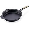 Seasoned Cast Iron Pan Induction 25cm, Suitable for Fire, Barbecue, Oven Victoria 37673 Black