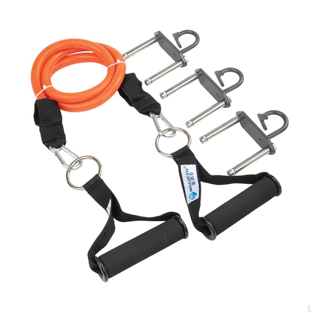 3ks Nástěnné kotvy pro odporové pásy Posilovací háčky se šroubovacím upevněním pro