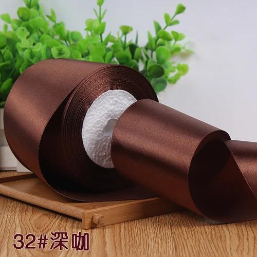 25Yards/roll 75mm Single Face Satin Ribbon Webbing Decoration Gift Christmas Ribbons Table and Chair Backrest DIY Decoration Bow