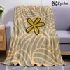 Abstract Line Flower Ultra Soft Sherpa Fleece Blanket Fluffy Warm Halloween Cozy Throw for Sofa Couch Bedroom Gift All Season