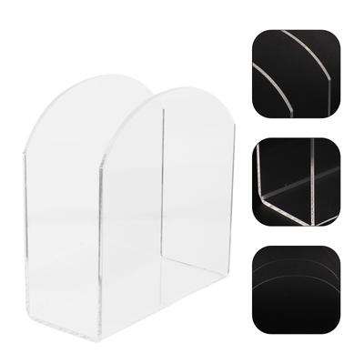 Clear Acrylic Napkin Holder Stand Tissue Box Dispenser Paper Towel Storage Rack Kitchen Restaurant Modern Design Vertical Holder