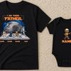 I Am Their Father Shirt, Personalized Space Family Tee, Custom Galaxy Dad Shirt, Matching Family Vacation Shirt, Custom Name Father Gift
