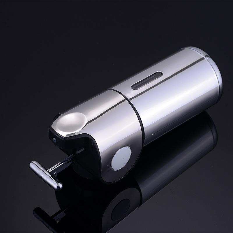 Wall-Mounted Stainless Steel Manual Soap Dispenser for Bathroom