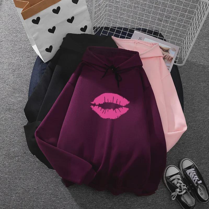 2022 Europäisch-Amerikanisches Lockeres Baumwoll-Sweatshirt für Damen für Frühling/Herbst