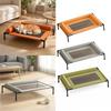 Bed Built with Strong Mesh Cloth Raised Adjustable Portable Cooling Pet Cot Washable Surface