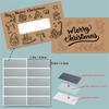 50 DIY Scratch-Off Cards Set, Blank Cards + Silver Stickers, 5 Designs, Surprise Gift & Party Game Cards