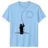 Fishing Fly Fishing Unisexs TShirt Angler Outdoor Hobby Tee