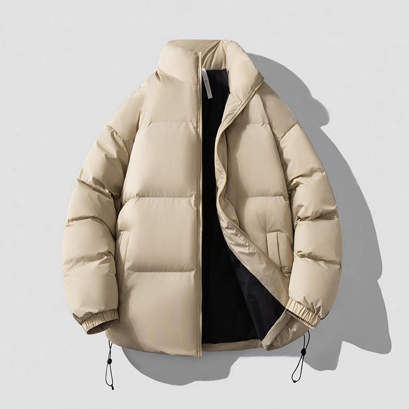 Cotton Clothes Men's Winter New Thickened Warm Loose Versatile Cold Stand-up Collar Bread Clothes Casual Cotton-padded Clothes Men