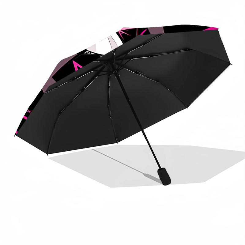 Custom Name Monster High Theme Automatic Umbrella, Lightweight & Portable, 8 Rib, Perfect for Outdoor Travel, Birthdays, Christmas, Gifts.