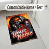 Personalized Crystal Velvet Carpet,Travis Scott Custom Printed Name, Plush Area Rug For Home Indoor Decor