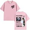 Alvaro Diaz Sayonara Album Grafik T-Shirts Unisex Kleidung Hip Hop Mode Übergroßes Kurzarm-T-Shirt Freizeit-T-Shirts