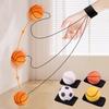 Pelota Esponja De Retorno Elástica Para Niños, JuegoCuerdas Nailon, Ejercicios, Pelota Mano Goma, Juguetes Para